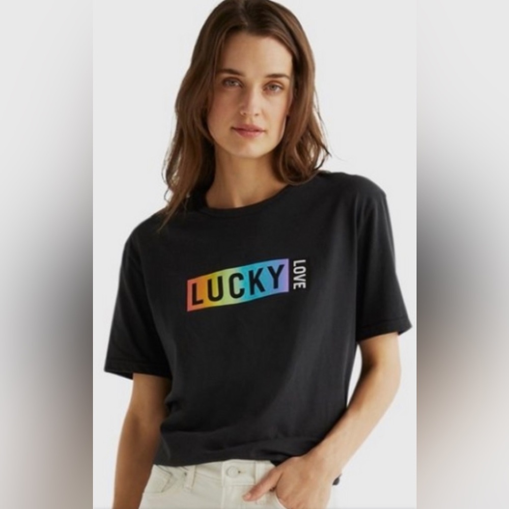 Lucky Brand Lucky Logo Gender Neutral Tee